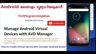 Android Tutorials 3    How to Create Virtual Device AVD Emulator Android Studio