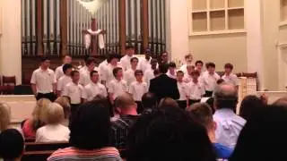Houston Middle School 6th, 7th & 8th Grade Boys' Chorus sin