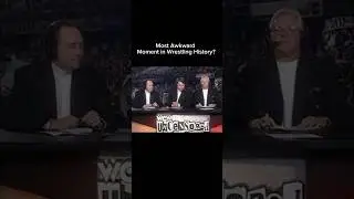 Is THIS the most awkward moment in wrestling history? #wrestling #wcw #wwe