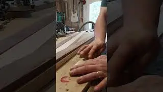 Machining a thru-neck #asmr #asmrvideo #guitar #guitartok #guitarra #woodworking  #woodworker