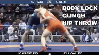 CLIFF KEEN TECHNIQUE- Body Lock Back Step Hip Throw From Clinch