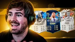 SIMPLESMENTE R10 ICON TOTY, NEYMAR TOTS E ZIDANE TITAN JUNTOS!!! FUT DRAFT FIFA 23