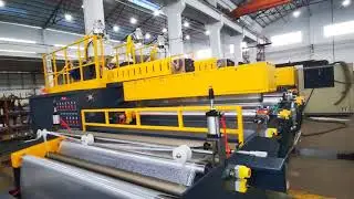 Factory suppliers 2m 3 layers air bubble wrap film extruder machine