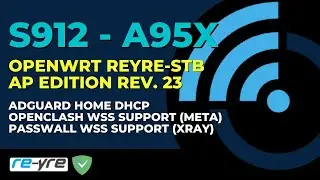 REYRE-STB s912 AP Edition Rev.23 OpenWrt Version 21.02 Stable Kernel 5.4