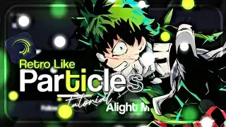 Retro Like Particles On *ALIGHT MOTION* | Tutorial
