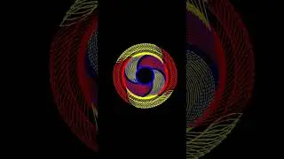 Spiral Mandala art in Python | #animation #coding #spiral #mandala #python #programming  #digitalart