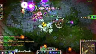League of Legends - Vayne Penta kill (gold smurff)