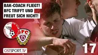 BAK-Coach fliegt! BFC trifft und freut sich nicht: Berliner AK - BFC Dynamo | Regionalliga Nordost