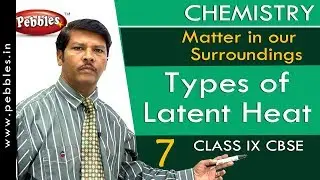 Types of Latent Heat : Matter in our Surroundings | Chemistry | Class 9 | CBSE