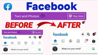 Facebook Buy Data Mode Or Basic Mode Remove | How to Remove text and photo buy data Facebook