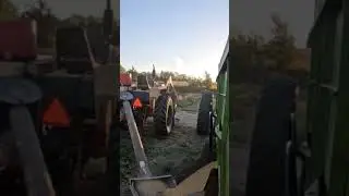 Emptying the Soybean Wagon - Morning Chores on an Iowa Farm