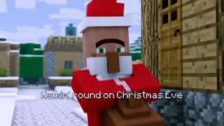 🎵get in the bag🎵 Christmas with the villagers 2 Minecraft