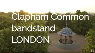 Clapham Common band stand, SW4 London by drone