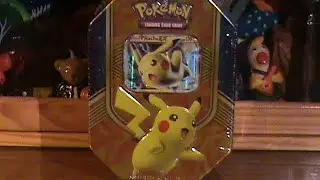 Pikachu EX Pokemon Battle Heart Tin Opening (EX!)