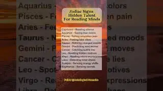 Zodiac signs hidden talent#shorts#shortsfeed#shortsvideo#astrologyfacts#zodiac#hiddentalent
