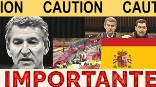 ACCIDENTE ADAMUZ (FEIJOO) Comparece a los MEDIOS TRAGEDIA FERROVIARIA y comenta REUNION CON SANCHEZ!
