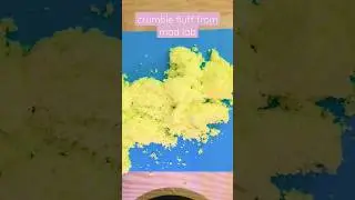opening crumble fluff from mad lab #sensory