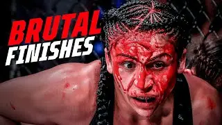 MOST BRUTAL FINISHES - EP 2 | Women's MMA - BELLATOR MMA