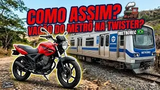 FUI DE CBX TWISTER 250 🛵 PEGAR O TREM. CONHECENDO BELO JARDIM/PE.