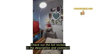 Review Mojimdo 20000 Lux Light Lamp, Flexible and Dimmable LED Daylight Floor Lamp with 5 Color 10 B