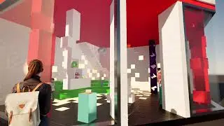 Dise&ntilde;o de interiores Video conceptual local de Nintendo, taller de Interiores 2B 2025