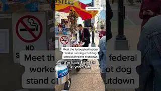 Meet the furloughed federal worker running a hot dog stand during the shutdown