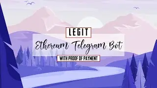 FREE ETHEREUM TELEGRAM BOT||LEGIT