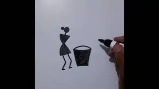 How to draw warli art. #shorts #warliartforbeginners #viral #drawing