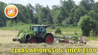 Silage 2025 | Claas Arion 650 & Claas Liner 2900 rake