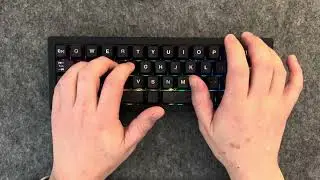 Epomaker TIDE 49 - Typing Sound Test in Action! No mod, all stock!