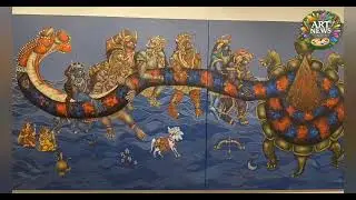 Mythology in Indian art by Pratima Abhange 