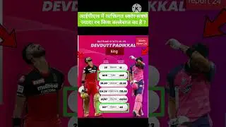 Batting stats in IPL devdutt padikkal #shorts #cricket #ipl2023 #viratkholi #rohitsharma #msdhoni