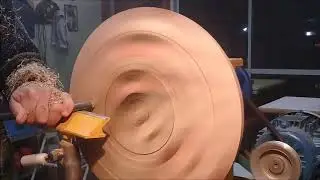 Torneado de madera .Plato segmentado.