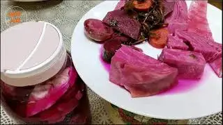 Sauerkraut with Beets and Green Tomatoes