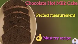 😋Chocolate Hot Milk Cake|Chocolate cake recipe in tamil|👌Soft & Moist Chocolate cake|Free baking