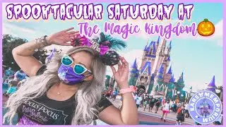 🔴LIVE:Spooktacular Saturday at The Magic Kingdom. Crowds? Fall🍁 Break Begins!
