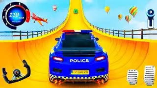 Police Car Driving In Impossible Mega Tracks | Police Car Racing Stunt Android Gameplay