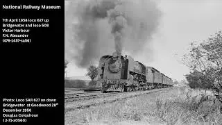 1967 SAR locomotives 627 and 508 at Long Gully - audio recording