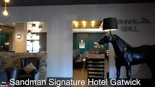 SANDMAN Signature HOTEL Gatwick room tour including Breakfast