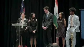 NCSSM Kids addressing at NCSSM-GALA Dinner