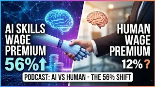 AI vs HUMAN Podcast.  [56% Al Skills Wage Premium]