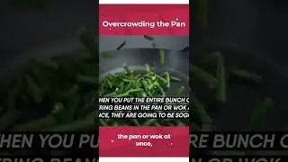 Why you don't overcrowding the pan