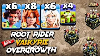 Th17 ROOT RIDER VALKYRIE Attack With OVERGROWTH (Town Hall 17) | TH17 Attack Strategy Clash Of Clans