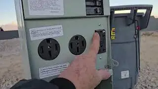 Установка нового временного опорного столба электропередачи (марка Midwest)