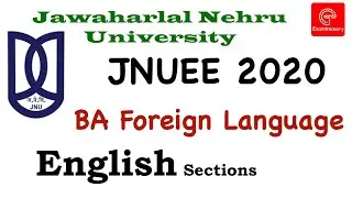JNU Entrance Exam 2020 | BA Foreign Language | English - Complete Syllabus | Online Test Series
