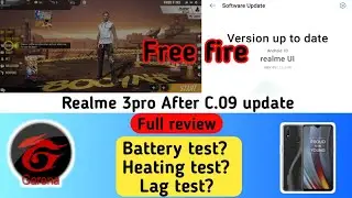 Realme 3pro After C.09 update free fire, full Review,battery test,heating test &lag issue?|Anu tech🤩