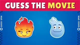 Guess the DISNEY Movie by Emoji🏰🎠#guessthemoviebyemoji #goodspin #emojiquiz #disneyquiz #moviequiz