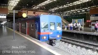 CPTM-SP Mafersa/Hitachi S&eacute;rie 1700 (1732-1731/1725-1726) Partindo de Esta&ccedil;&atilde;o Palmeiras Barra Funda