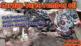 🔴Cara memperbaiki seal roda belakang honda Vario 125 yang bikin oli gardan rembes❗️❗️