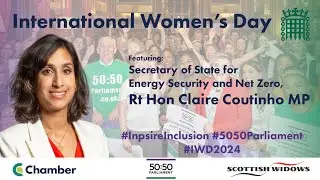 Energy & Net Zero Secretary, Claire Coutinho MP at International Women's Day Parliamentary Reception